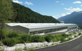 800 Tonnen Stahl wurden von der Unger Steel Group für die 7.000 Quadratmeter große, dreischiffige Industriehalle verbaut. 